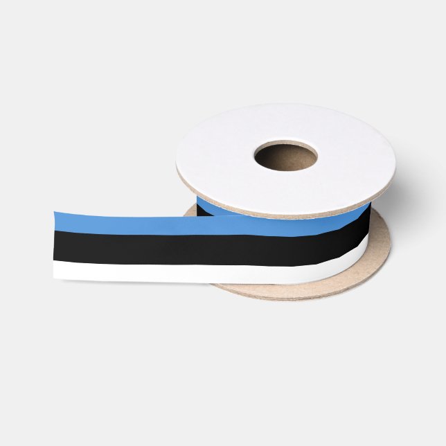 Estnische Flagge Satinband (Spule)