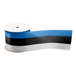 Estnische Flagge Satinband