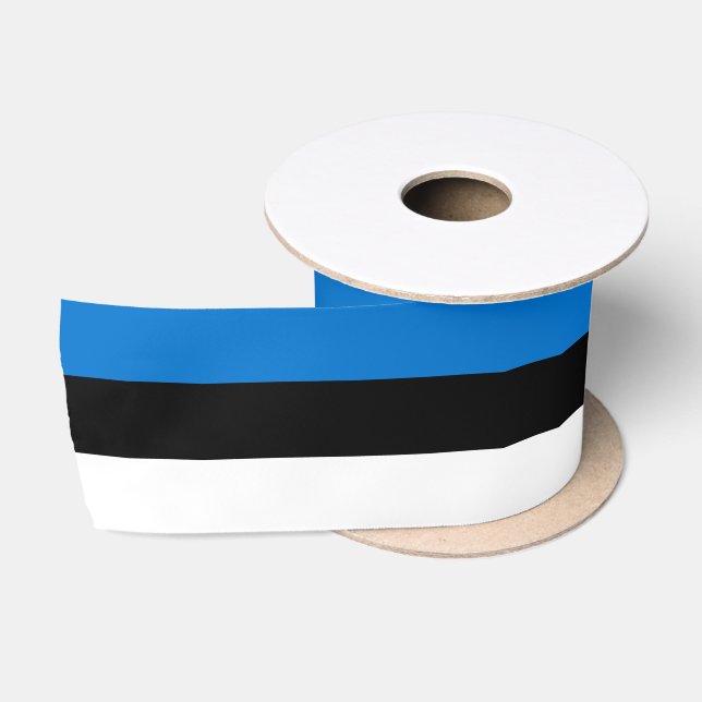 Estnische Flagge Satinband (Spule)