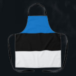 Estnische Flagge Schürze<br><div class="desc">Patriotische Flagge Estlands.</div>