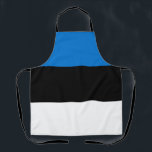 Estnische Flagge Schürze<br><div class="desc">Patriotische Flagge Estlands.</div>