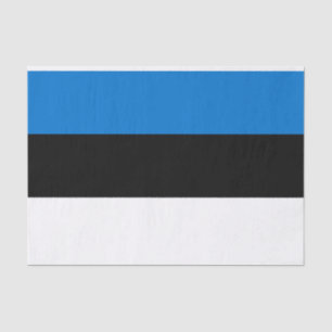 Estnische Flagge Seidenpapier