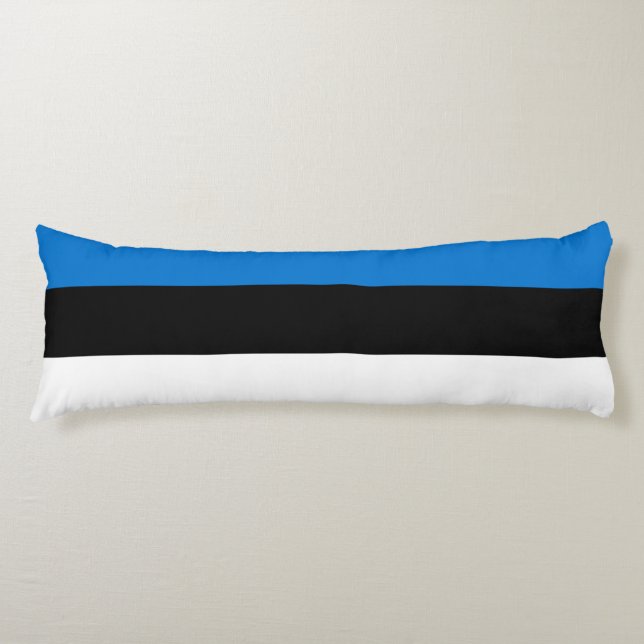 Estnische Flagge Seitenschläferkissen (Vorderseite)