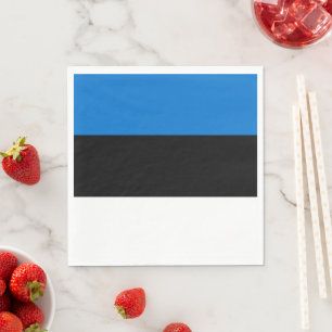 Estnische Flagge Serviette