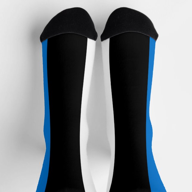 Estnische Flagge Socken (Oben)