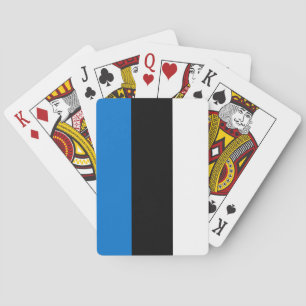 Estnische Flagge Spielkarten