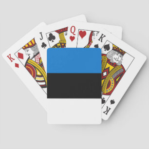 Estnische Flagge Spielkarten