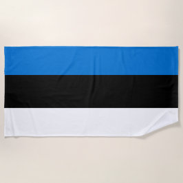 Estnische Flagge Strandtuch