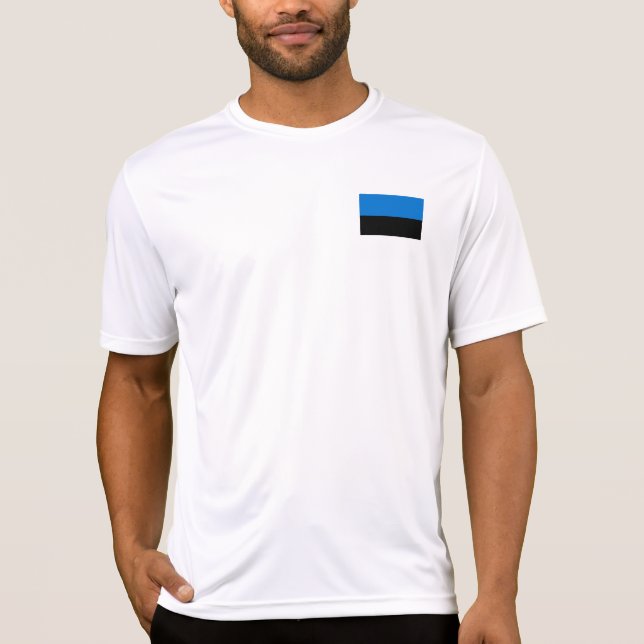 Estnische Flagge T-Shirt (Vorderseite)