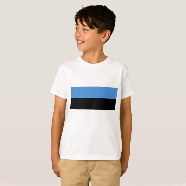 Estnische Flagge T-Shirt (Vorne ganz)