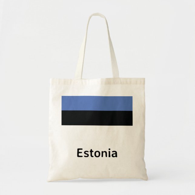 Estnische Flagge Tragetasche (Vorne)