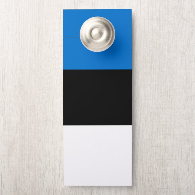 Estnische Flagge Türanhänger (Auf Knauf)