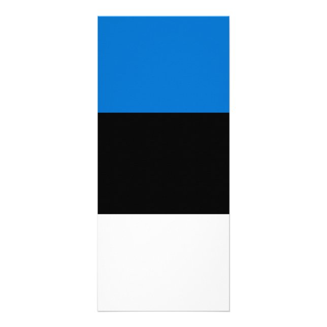 Estnische Flagge Werbekarte (Vorne)