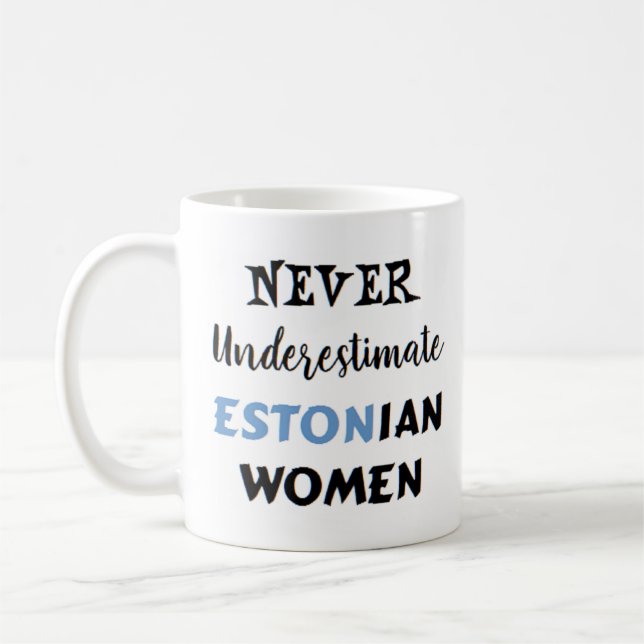 Estnische Kaffeemaschine Tasse (Links)