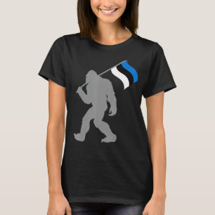 Estnische oder estnische Flagge auf der Flagge Est T-Shirt