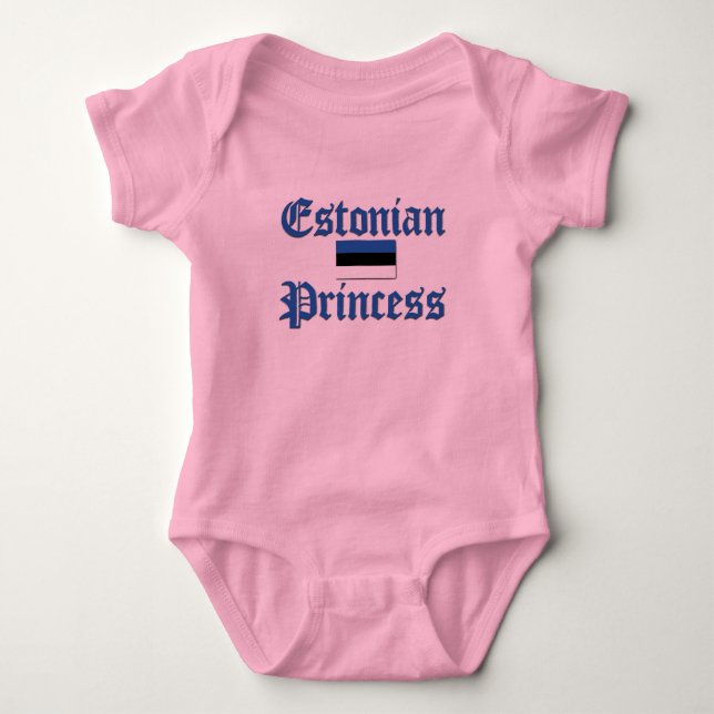 Estnische Prinzessin Baby Strampler (Vorderseite)