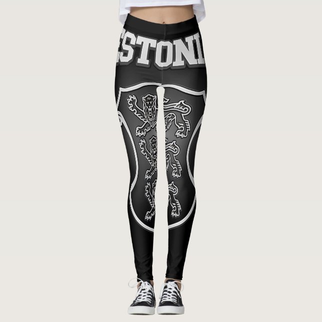 Estnische Wappen Leggings (Vorderseite)