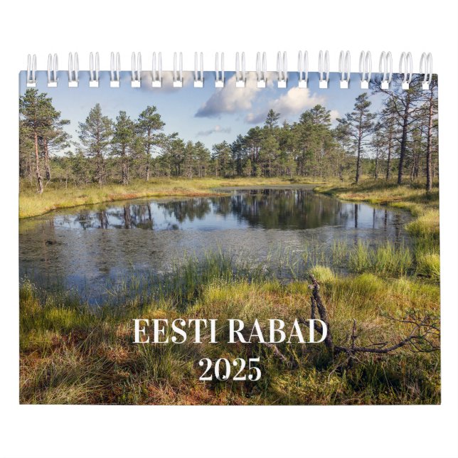 Estnischer Bogkalender Eesti Rabad 2025 Kalender (Titelbild)