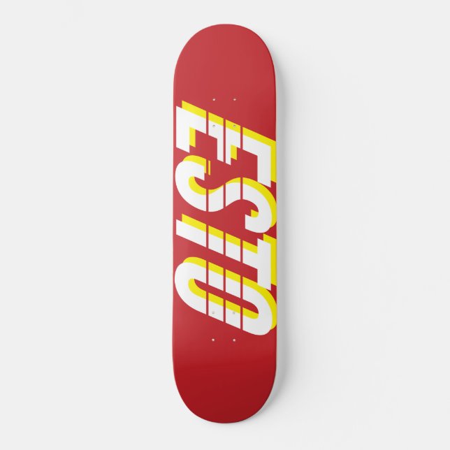 esto Skateboardplattform 8" Skateboard (Vorderseite)