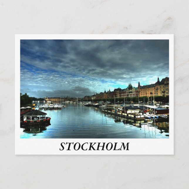 Estocolmo Postkarte (Vorderseite)