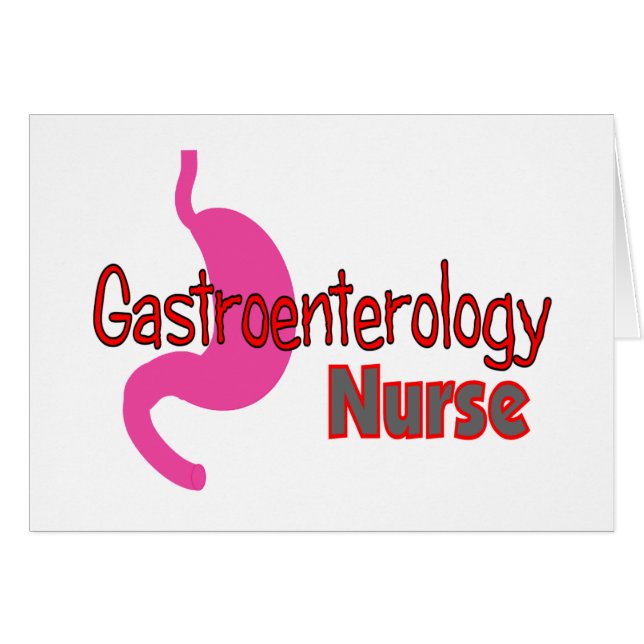 Estomac unique d'INFIRMIÈRE de gastroentérologie (Devant horizontal)