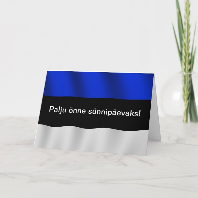 Estonia Birthday Card Karte (Vorderseite)