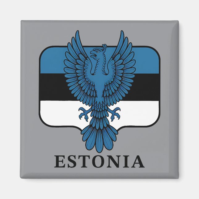Estonia Northern Europe Magnet (Vorne)