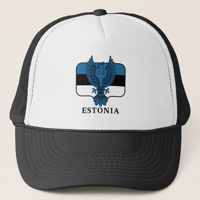Estonia Northern Europe Truckerkappe (Vorderseite)