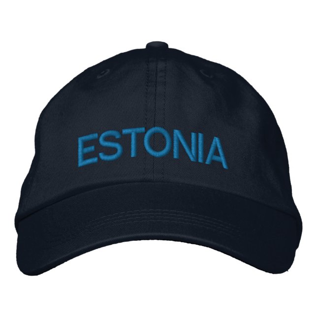 Estonie Casquette Customisé Eesti Kohandatud müts (Devant)