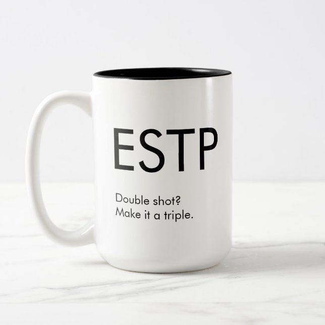 ESTP Triple shot Tasse Geschenk (Links)