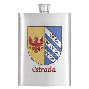 Estrada Heraldic Shield Flachmann