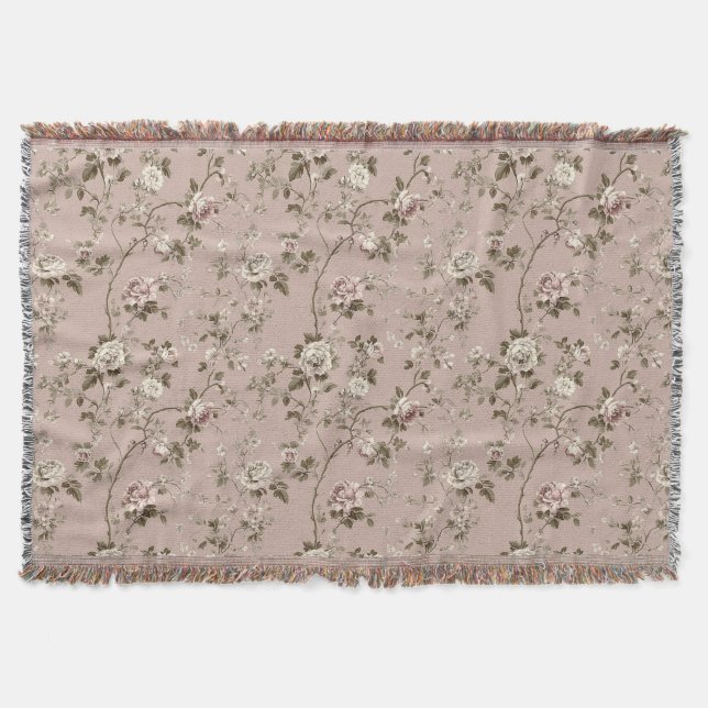 Estralaia Dusty Rose Pink Decke (Vorderseite)