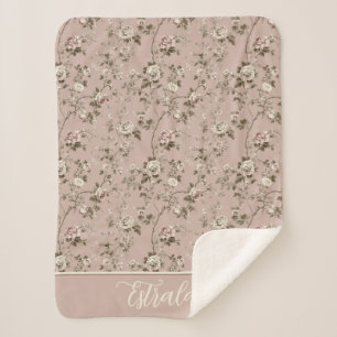 Estralaia Dusty Rose Pink Sherpadecke