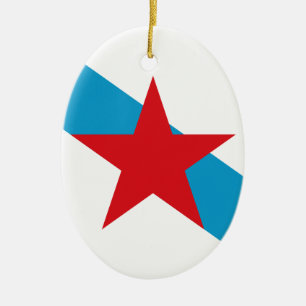 Estreleira - Bandera Independentista Gallega Keramikornament