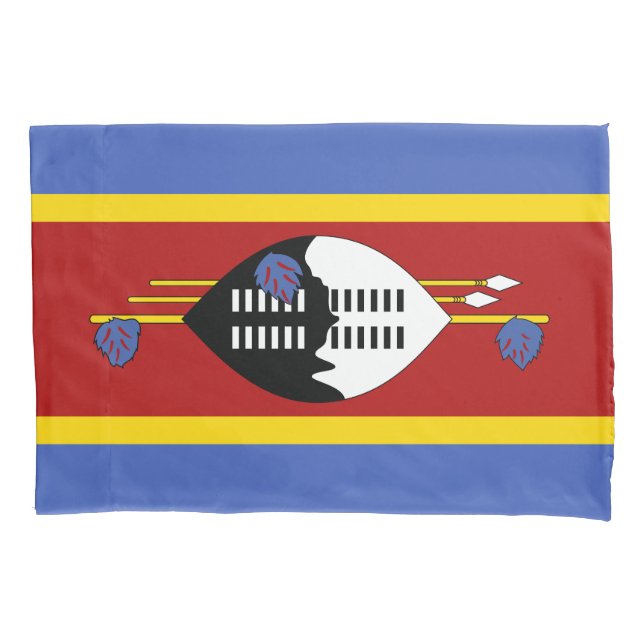 Eswatini-Flagge Kissenbezug (Vorderseite)