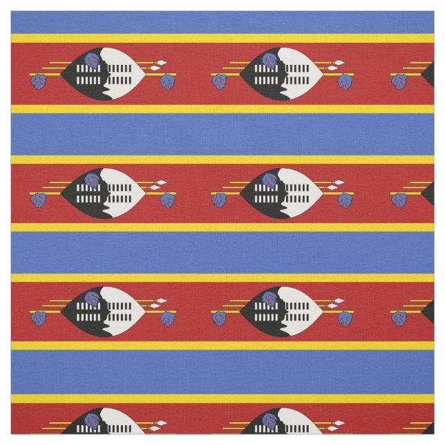 Eswatini-Flagge Stoff (Muster)