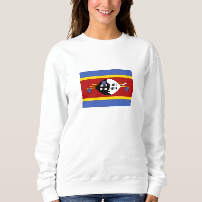 Eswatini-Flagge Sweatshirt (Vorderseite)
