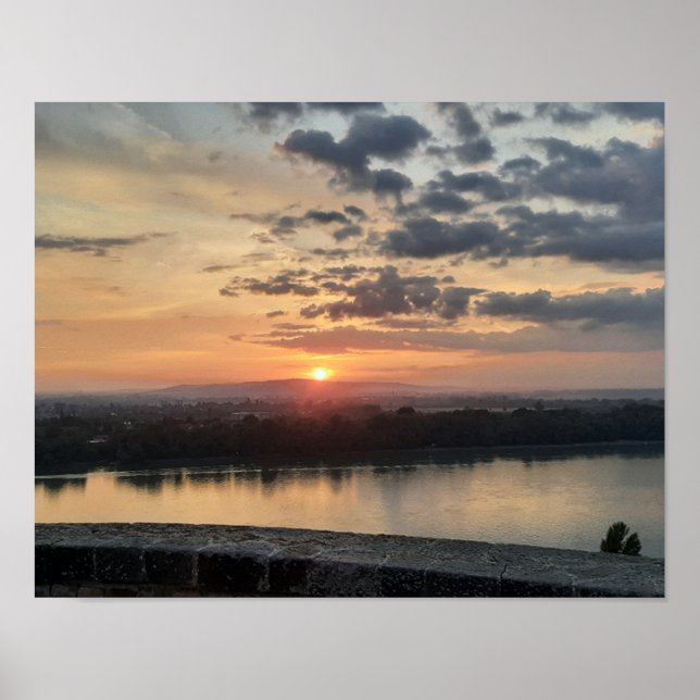 Esztergom Nachthimmel. Poster (Vorne)