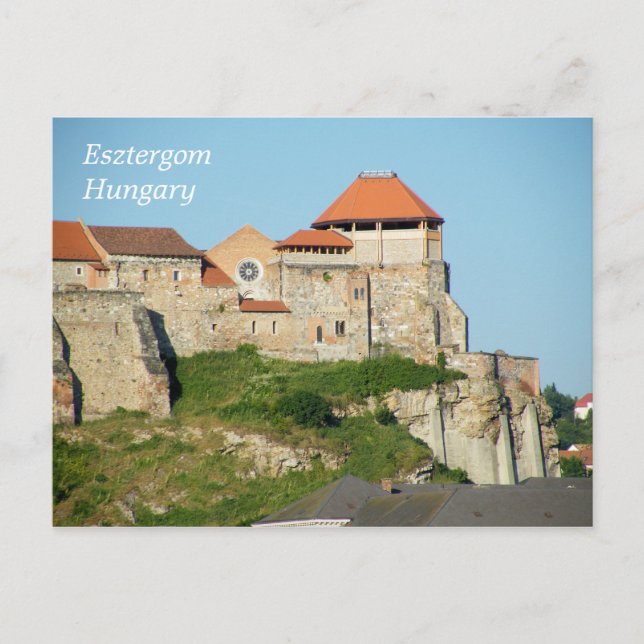 Esztergom Postkarte (Vorderseite)