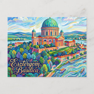 Esztergomer Basilika Ungarn Postkarte