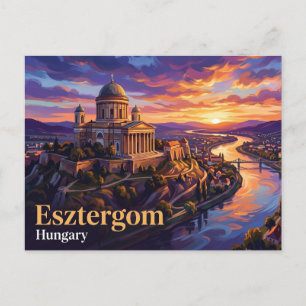 Esztergomer Basilika Ungarn Postkarte