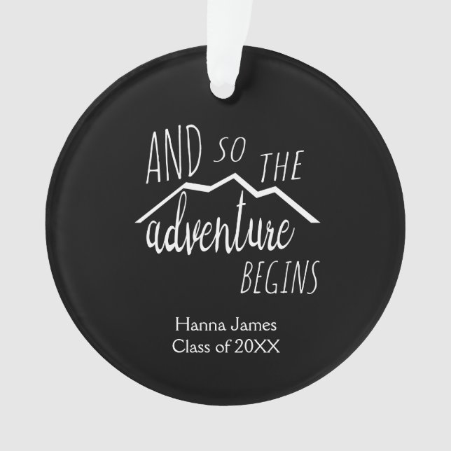 Et donc l'aventure commence la graduation (devant)