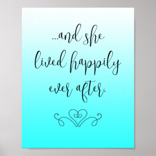 Et Elle A Vécu Heureusement Jamais Après Poster