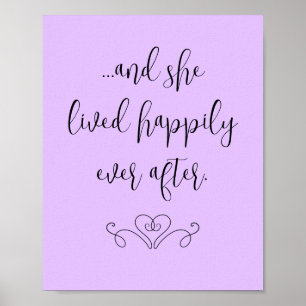 Et Elle A Vécu Heureusement Jamais Après Poster