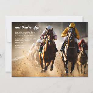 Et ils sont partis Invitation de courses de cheva