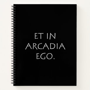 Et in Arcadia ego Notizbuch