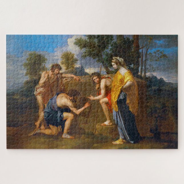 Et in Arcadia ego, Poussin (Horizontal)