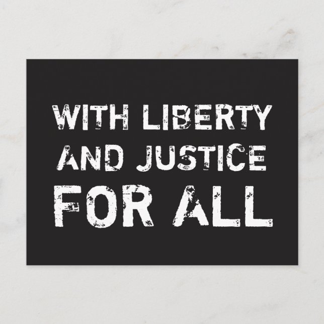 ...ET JUSTICE POUR TOUTES LES CARTES Postales Just (Devant)