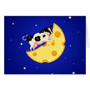 Et la vache s'est cognée sur la lune de fromage su