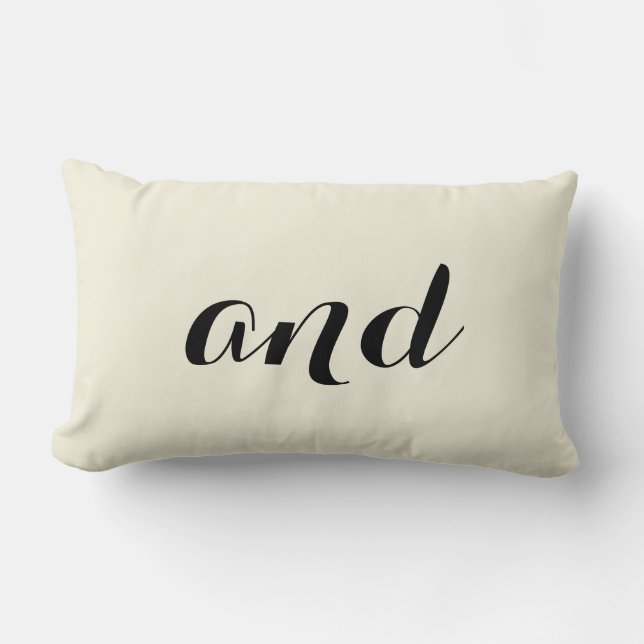 "Et" le coussin avec rayé dégagent le blanc (Recto)